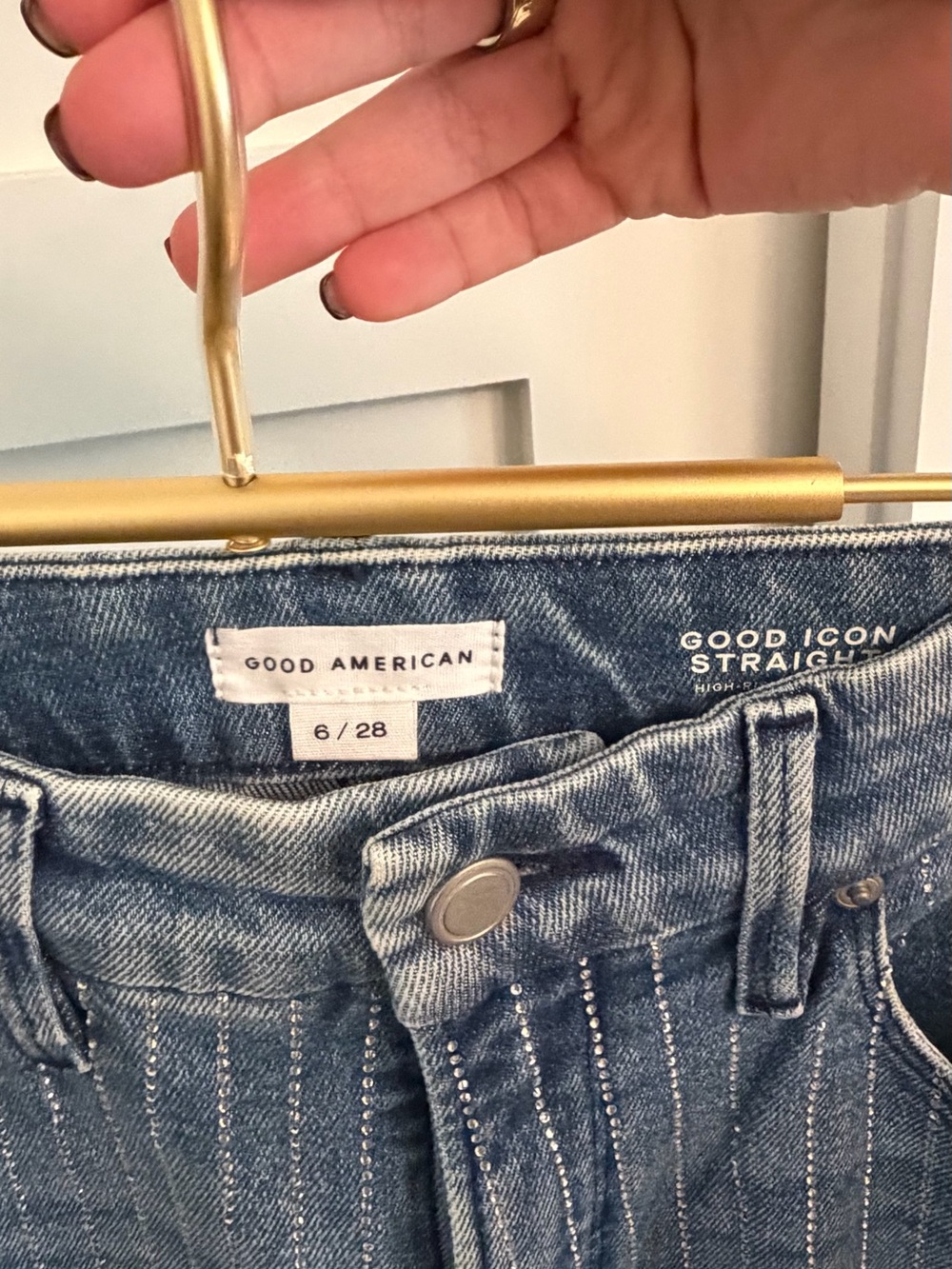 Good Icon Rhinestone Jeans - Picture 3 of 3